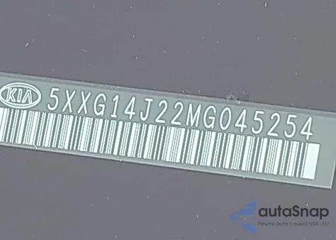 2021 Kia K5 Lxs z USA, uszkodzony, nr VIN 5XXG14J22MG045254